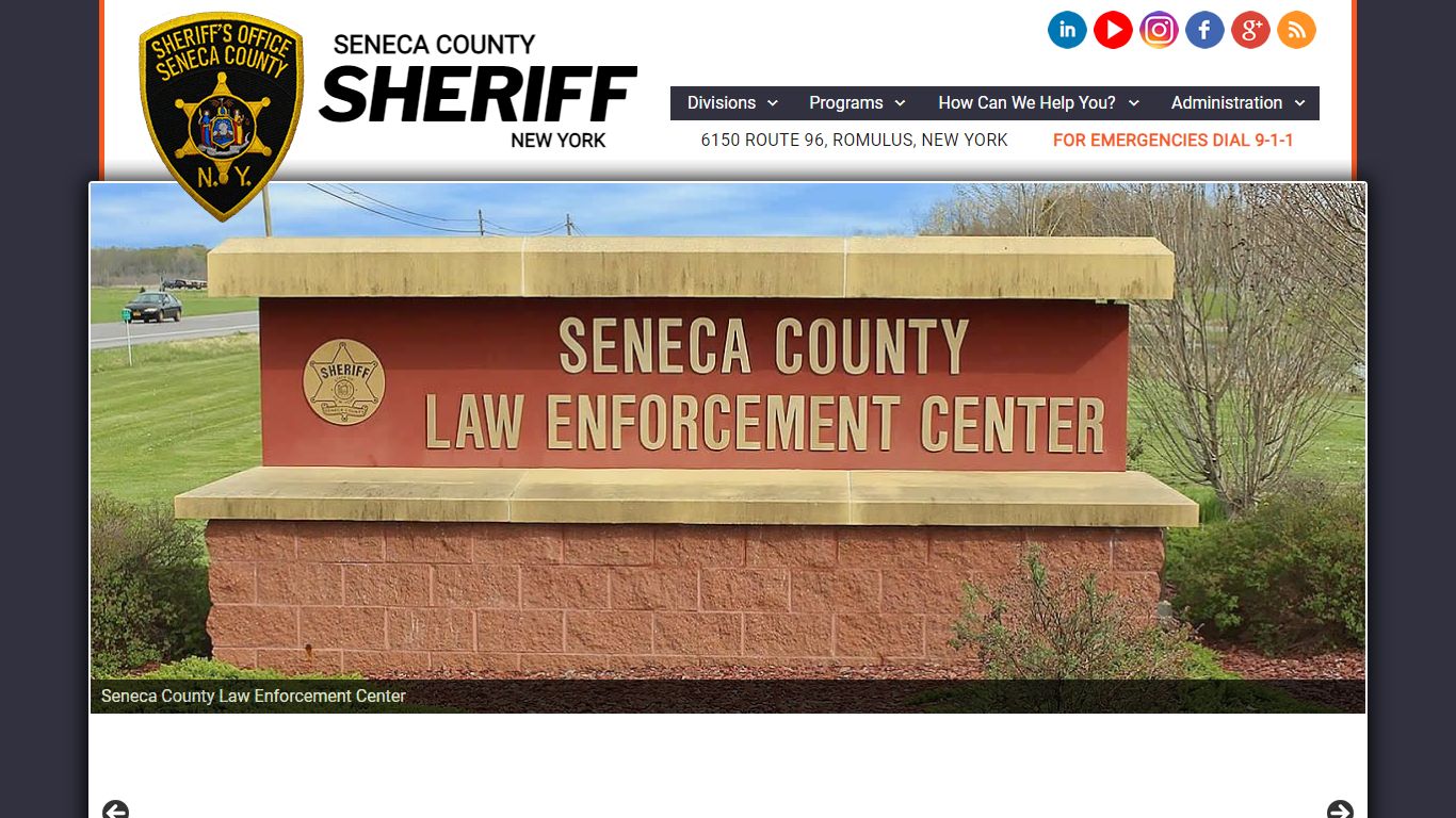 Seneca County Sheriff, New York – A New York State Sheriffs ...