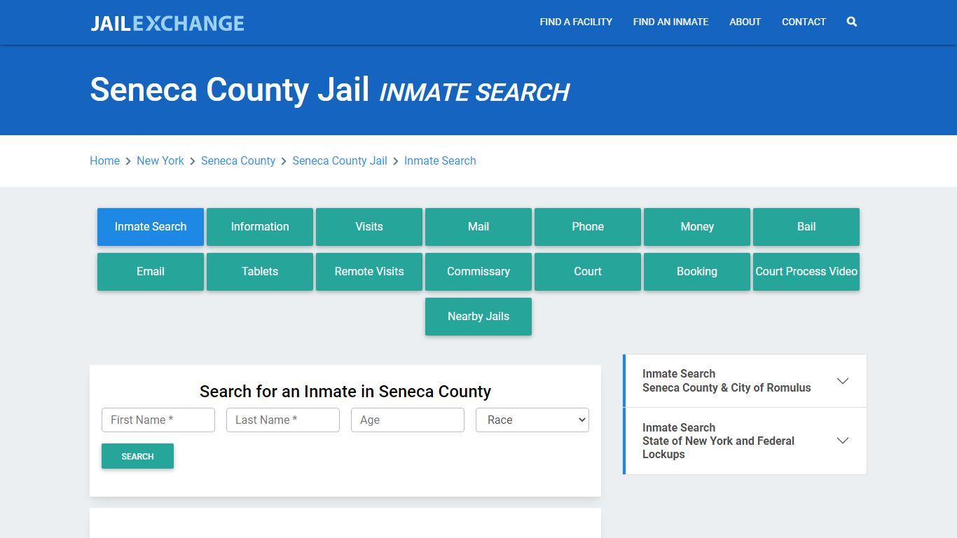 Seneca County Jail, NY Inmate Search: Roster & Mugshots